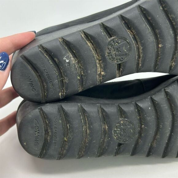 Mephisto Women's Tosca Black Leather Slip-On Chelsea Wedge Ankle Booties Size 10 - Picture 12 of 16